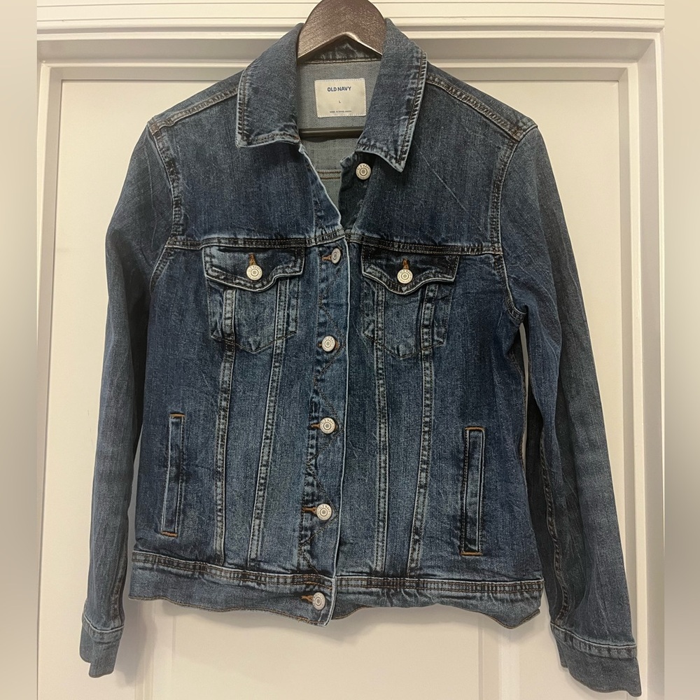 Old Navy Blue Jean Jacket Timeless Denim Design